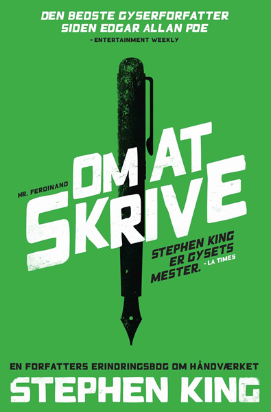 Omslaget til Om at skrive af Stephen King