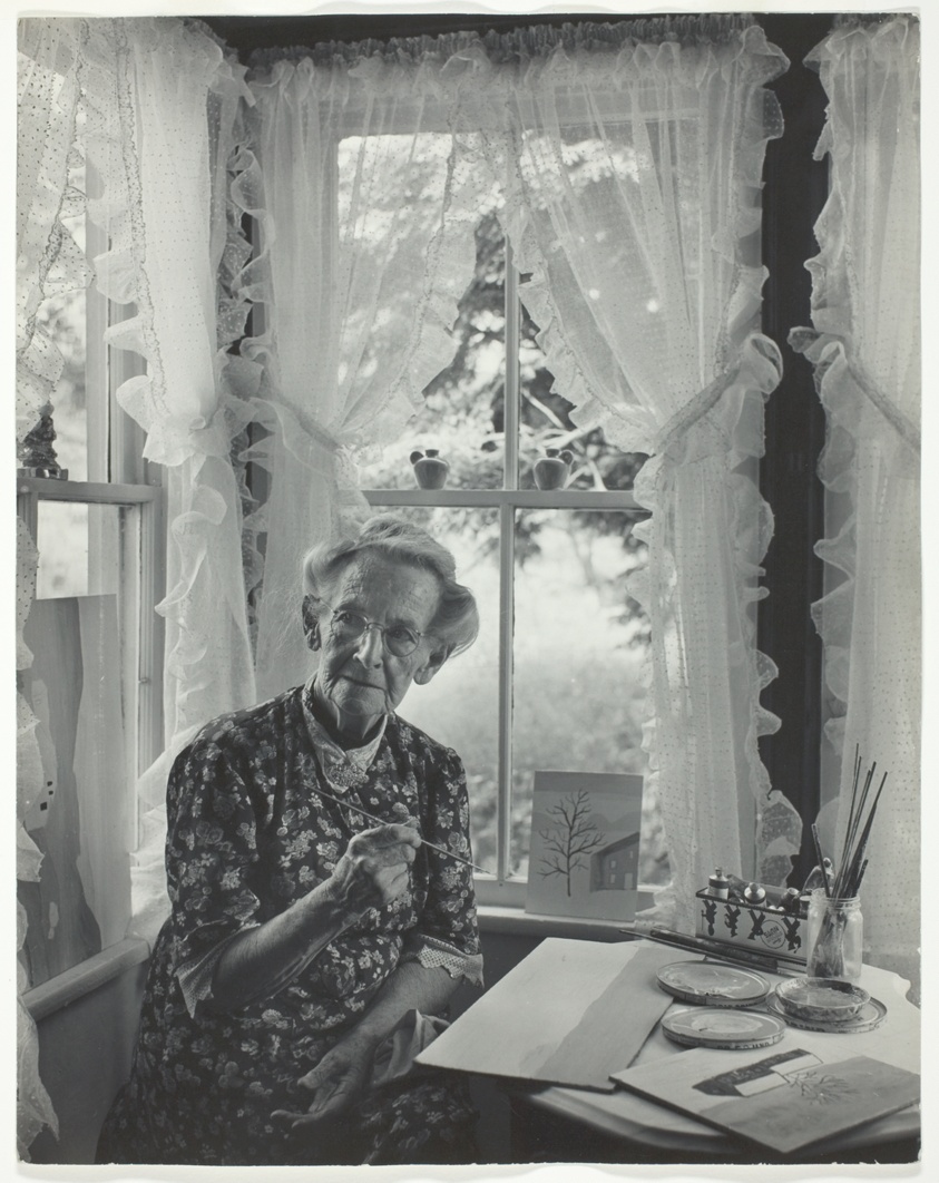 Grandma Moses fotograferet af W. Eugene Smith