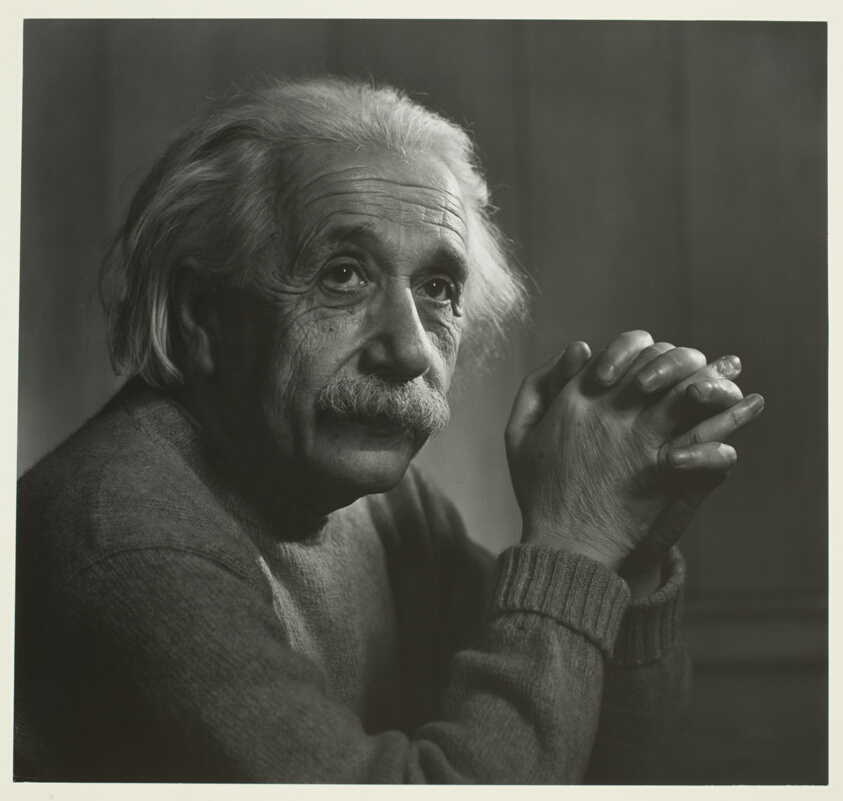 Albert Einstein fotograferet af Yousuf Karsh